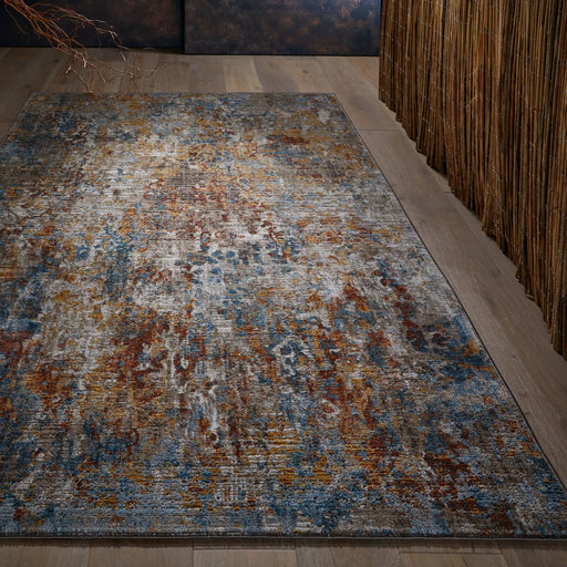 Oriental Weavers mojave 4440 s Blue, Multicoloured Living Room  Rug.