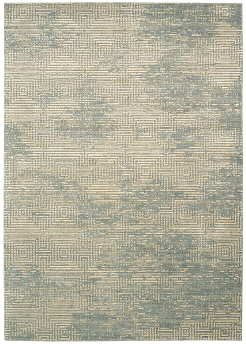 Calvin Klein ck32 maya 01 mineral Beige, Multicoloured Living Room Geometric Rug.