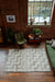 Asiatic mason maze Green, Cream Living Room Geometric Rug.
