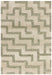 Asiatic mason maze Green, Cream Living Room Geometric Rug.