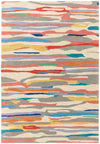 Asiatic code matrix max72 ping multi Multicoloured  Wool Rug.