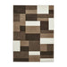 Think Rugs matrix think mt61 beige brown Brown, Beige Living Room  Rug.