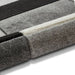 Think Rugs matrix think mt61 grey black Grey, Black Living Room  Rug.