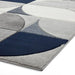 Think Rugs matrix think mt63 grey navy Blue, Grey, Navy Living Room  Rug.