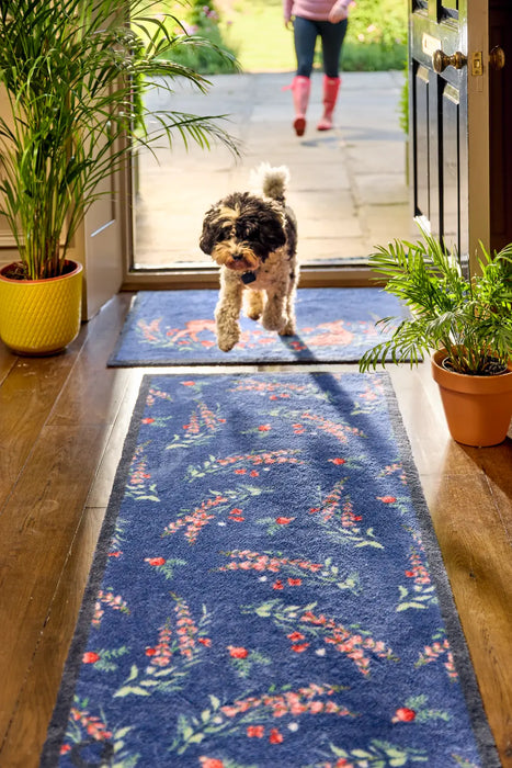 Patterned Hug Rug Meadow Deer Runner