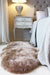 Origins sheepskins hug mink Brown, Beige Living Room Wool Rug.