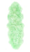 Origins sheepskins hug mint Green Living Room Wool Rug.