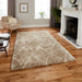 Think Rugs morocco think 2491 beige cream Beige, Ivory Living Room Geometric Rug.