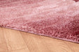 URCO 3d carved mumbai pink Pink Living Room Geometric Rug.