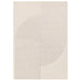 Asiatic muse mu16 cream arch Cream Living Room Geometric Rug.