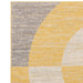 Asiatic muse mu22 yellow halo Grey, Yellow Living Room Geometric Rug.