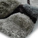 Think Rugs noble house pebbles 5858 grey cobalt Grey Living Room Shaggy Rug.