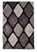 Think Rugs noble house 9247 black grey Grey, Black Living Room Geometric Rug.