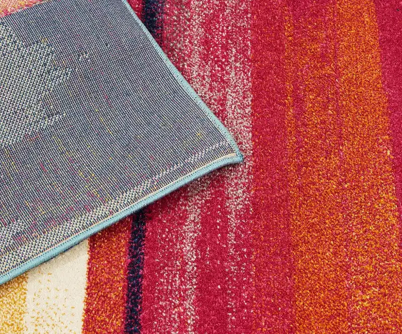 Asiatic nova nv05 stripe multi Multicoloured Living Room  Rug.