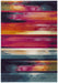 Asiatic nova nv05 stripe multi Multicoloured Living Room  Rug.