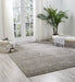 Nourison ocean ocp02 surf Grey Living Room Wool Rug.