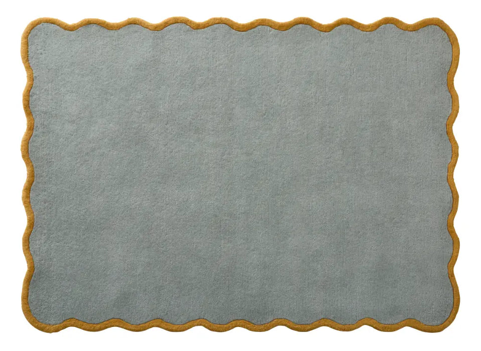 Scalloped Elsie Duck Egg/Ochre