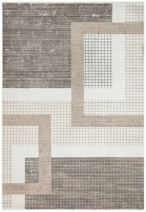 Concept Looms onyx onx03 grey Grey, Multicoloured Living Room Geometric Rug.