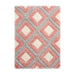 Think Rugs olympia gr224 grey pink Grey, Pink Living Room Shaggy Rug.