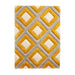 Think Rugs olympia gr224 grey yellow Grey, Yellow Living Room Shaggy Rug.