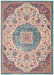 Nourison passion nourison psn22 ivory multi Blue, Ivory, Multicoloured, Pink Living Room  Rug.