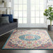 Nourison passion nourison psn22 ivory multi Blue, Ivory, Multicoloured, Pink Living Room  Rug.