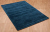 Asiatic blade teal Blue, Teal Living Room  Rug.