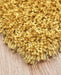 Asiatic diva yellow Yellow Living Room Shaggy Rug.
