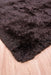Asiatic plush plush dark chocolate Brown Living Room Shaggy Rug.