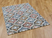 Mastercraft galleria 63478 7626 Multicoloured Living Room Moroccan Rug.