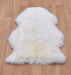 Asiatic sheepskin white sheepskin Ivory Living Room Wool Rug.