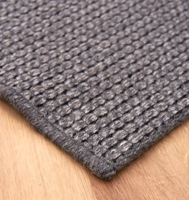 Mastercraft highline 990215 3004 dark grey Grey Living Room Wool Rug.