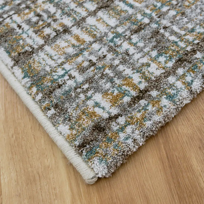 Mastercraft nomad 26042 6494 Grey, Yellow, Ivory, Multicoloured Living Room  Rug.