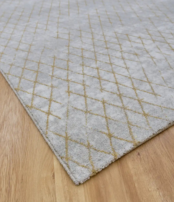 Mastercraft chamonix 46006 700 Grey, Yellow Living Room Wool Rug.