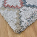 Mastercraft mehari 23218 6474 Multicoloured Living Room Shaggy Rug.