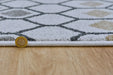 Mastercraft liberty 34001 6191 Yellow, Ivory, Multicoloured Living Room Floral Rug.
