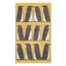 Scion scion screen printed pedro dandelion 023406 Yellow, Multicoloured Living Room Geometric Rug.