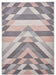 Think Rugs pemboke g2075 grey rose Grey, Pink Living Room  Rug.