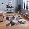 Think Rugs pemboke hb33 grey rose Grey, Pink Living Room  Rug.