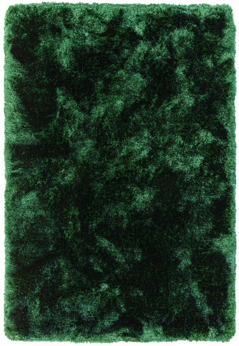 Asiatic plush emerald Green Living Room Shaggy Rug.