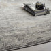 Origins artic poetic reflection Grey Living Room Geometric Rug.