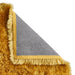 Think Rugs polar pl95 yellow Yellow Living Room Shaggy Rug.