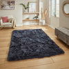 Polar Plush Navy Soft Shaggy Rug