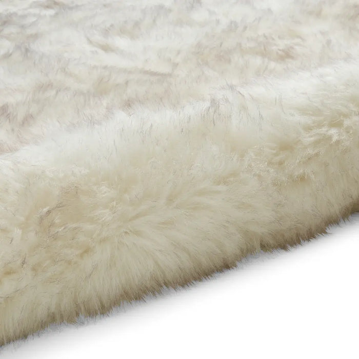 Polar Plush White/Grey Soft Shaggy Rug