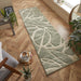 Oriental Weavers portland 57 g Green, Cream Living Room Geometric Rug.