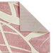 Oriental Weavers portland 57 r Pink, Cream Living Room Geometric Rug.