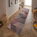 Oriental Weavers portland 670 p Grey, Pink Living Room Geometric Rug.