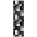 Oriental Weavers portland 8425 b Grey, Black Living Room Geometric Rug.
