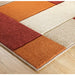 Oriental Weavers portland 8425 r Beige, Multicoloured, Orange, Red Living Room Geometric Rug.