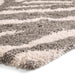 Think Rugs portofino m289 ivory grey Grey, Ivory Living Room Shaggy Rug.